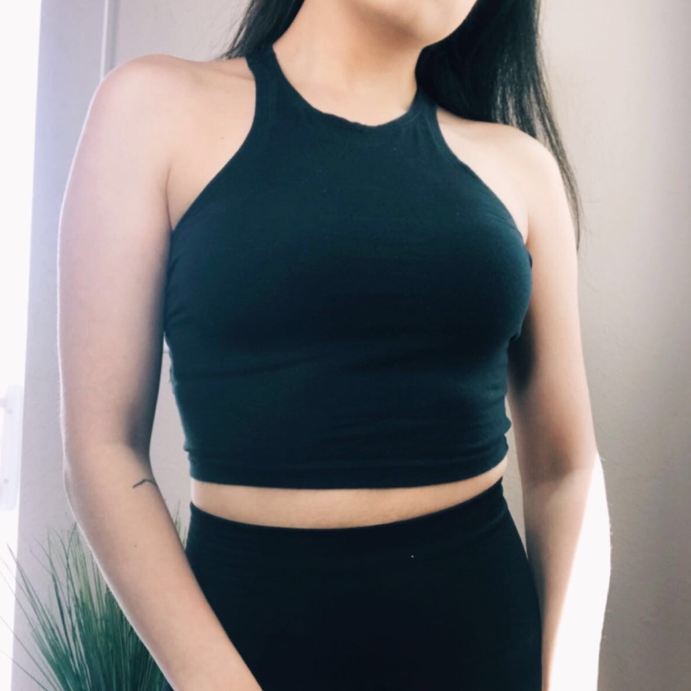 Black Crop Top